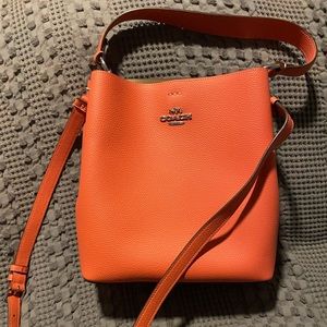 Coach Bucket Bag - tangerine